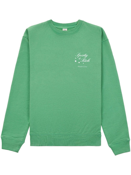 sweat-shirt en coton avec logo imprimé