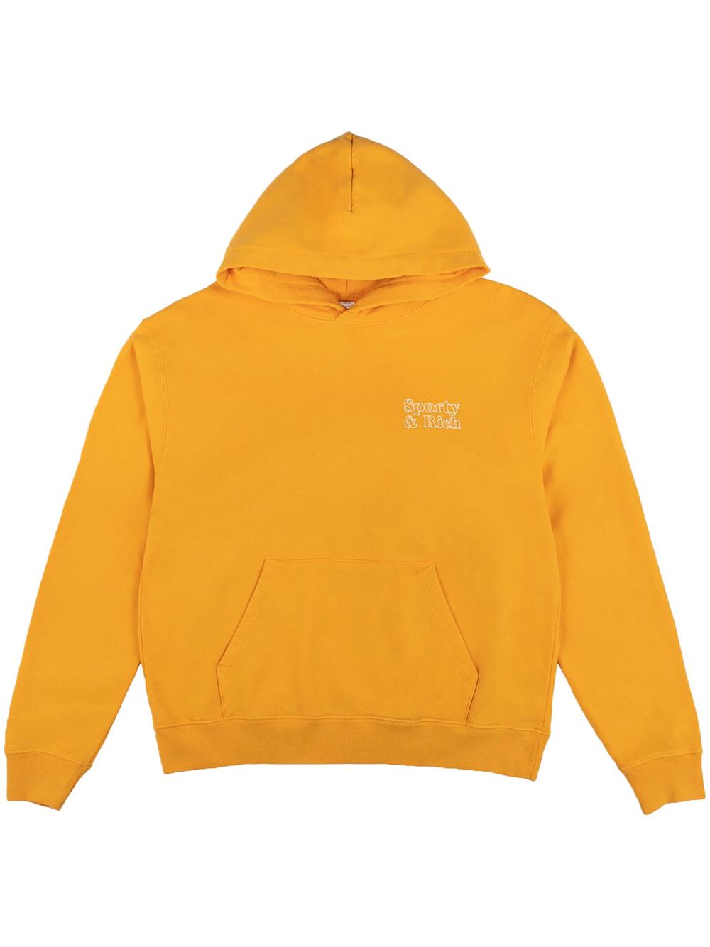 Sweat à capuche en coton avec logo imprimé