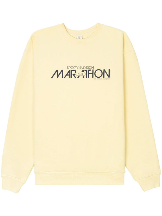 Marathon logo-print sweatshirt