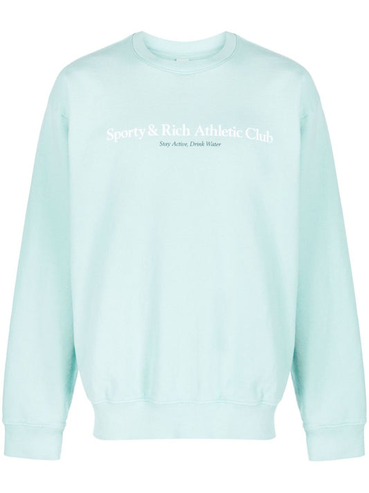 logo-print cotton sweatshirt