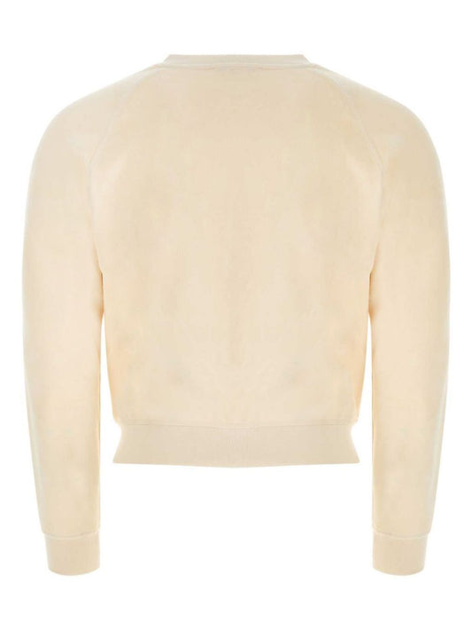 logo-embroidered cotton sweatshirt