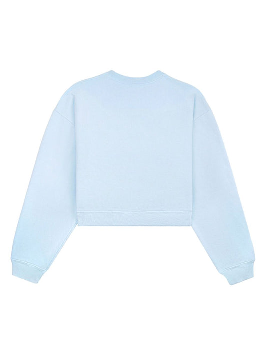Health Resort cropped cotton sweatshirt