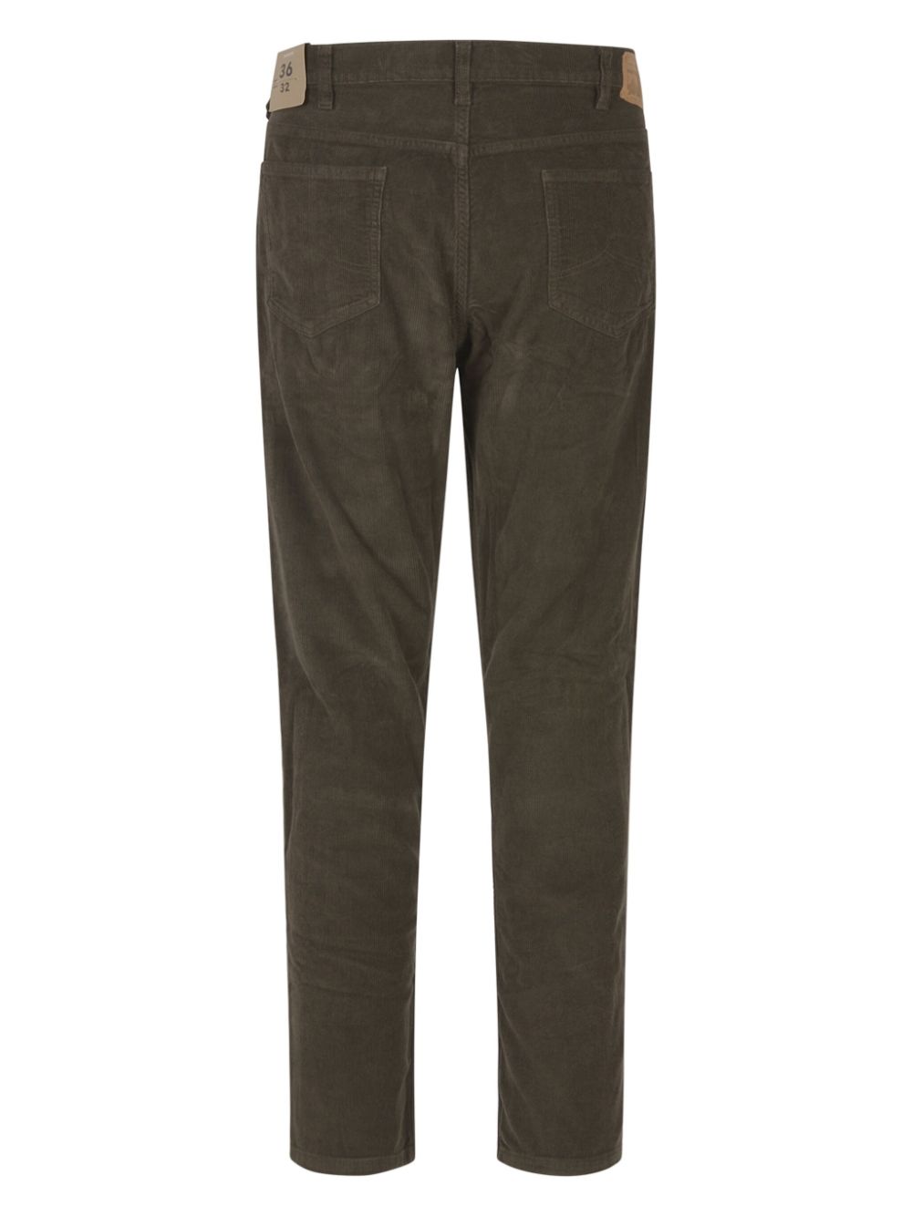 corduroy straight trousers