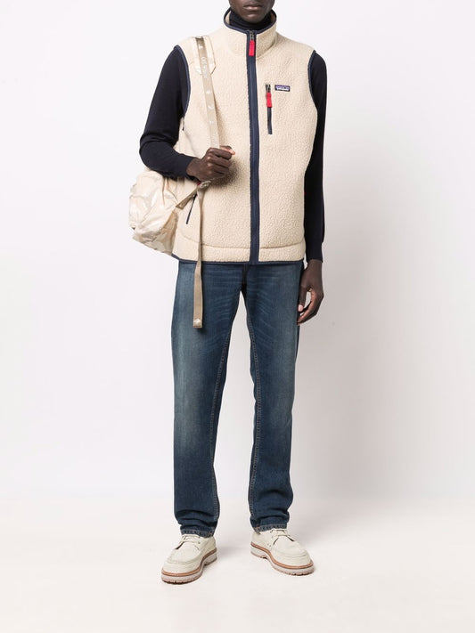 retro pile vest