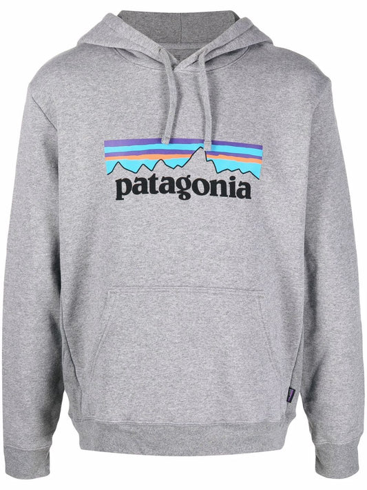 recycled logo-print hoodie