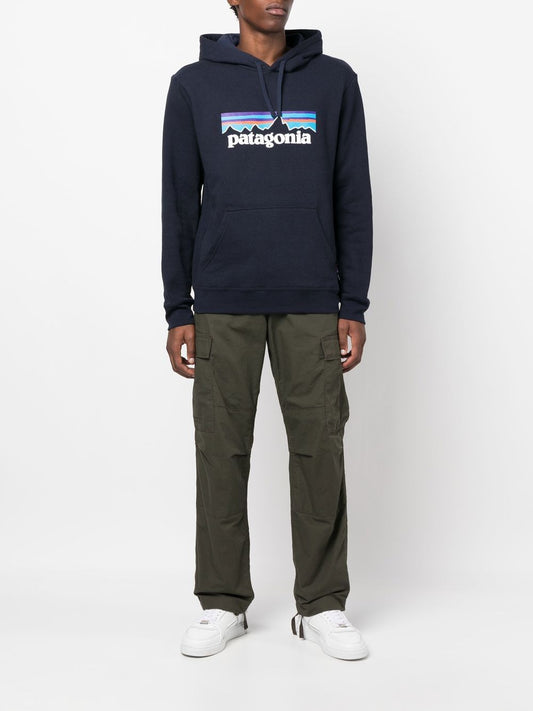 logo-print hoodie