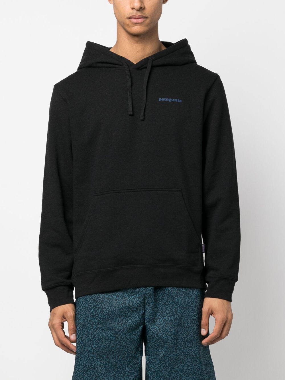 Sweat à capuche avec cordon de serrage et logo imprimé