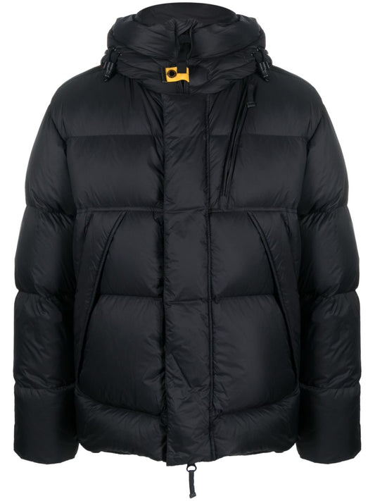 logo-patch padded jacket