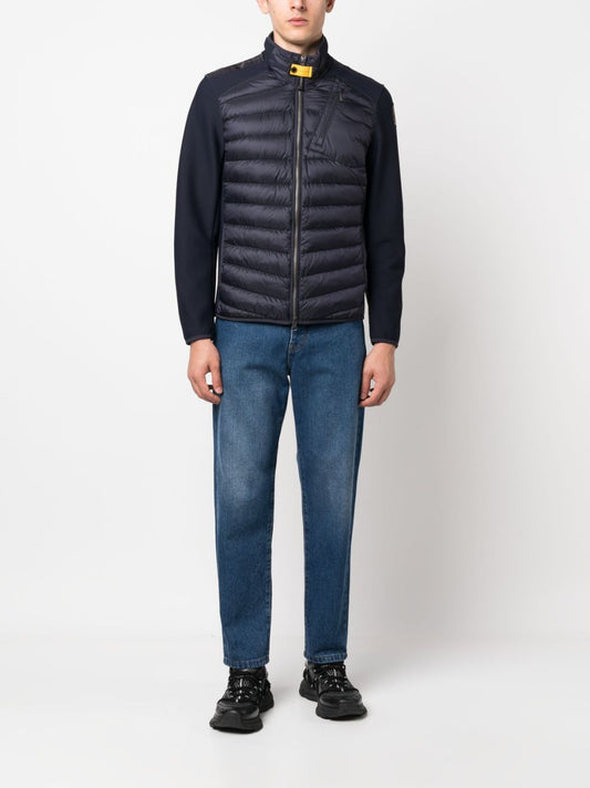 logo-patch padded jacket