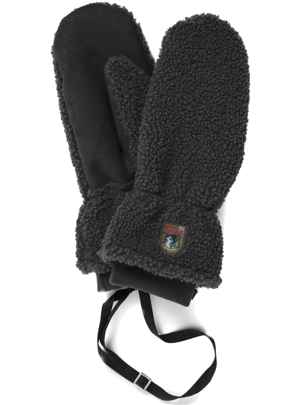 gants bouclés avec patch logo
