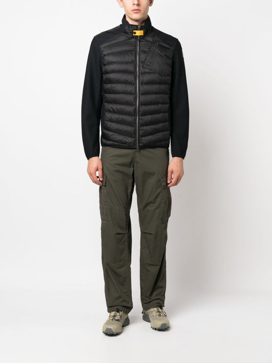 logo-patch padded jacket